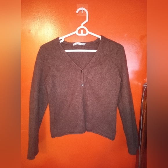 InCashmere Sweaters - Soft Cashmere Brown Women's Cardigan
